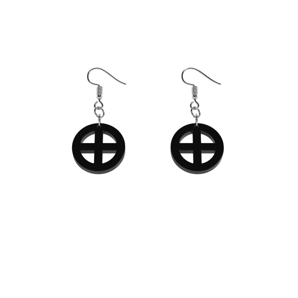 Pendientes mini tierra (Símbolo de la tierra)