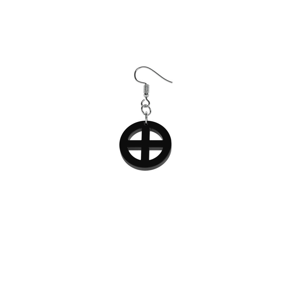 Pendientes mini tierra (Símbolo de la tierra)