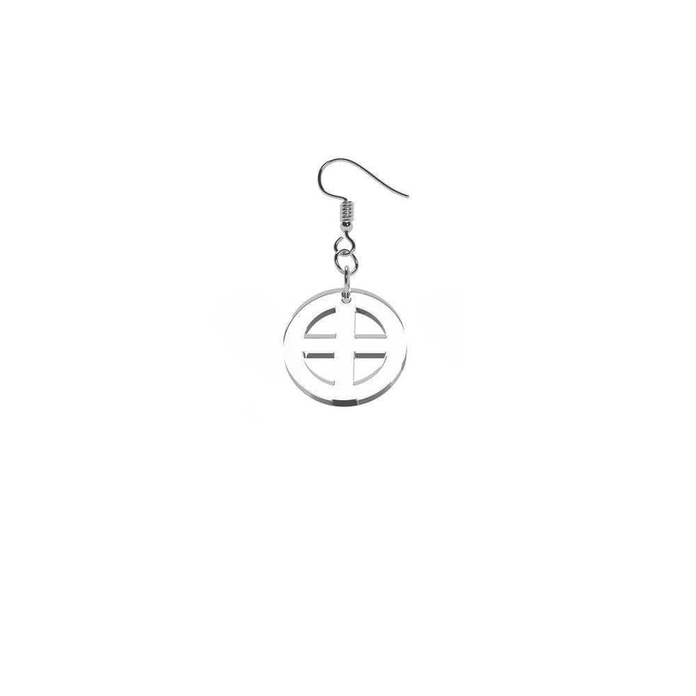Pendientes mini tierra (Símbolo de la tierra)