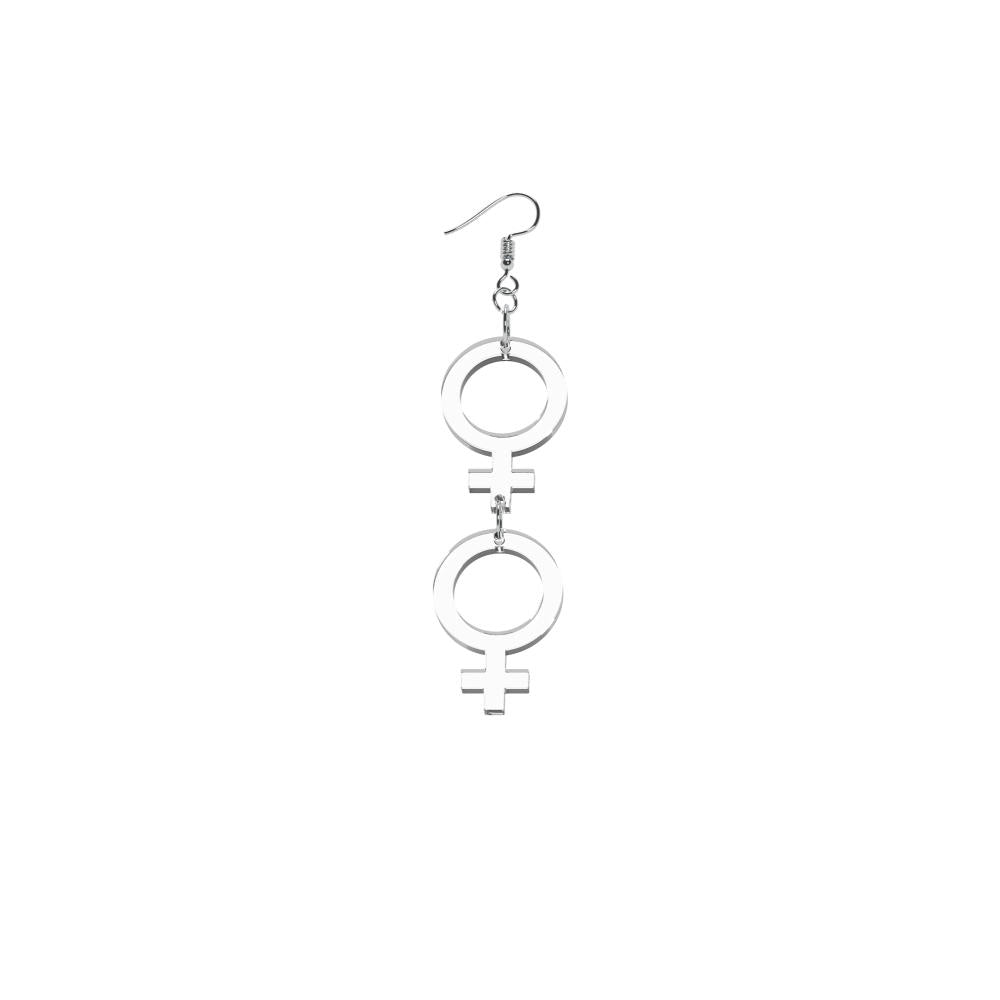Pendientes Ella-Ella mini (símbolo de Venus)