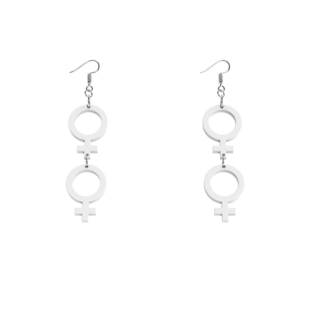 Örhängen Hon-hon mini (kvinnosymbol)