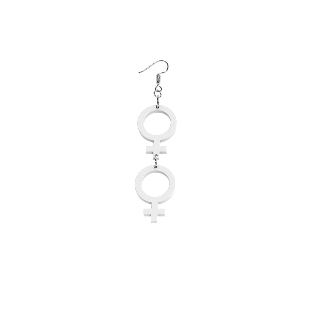 Pendientes Ella-Ella mini (símbolo de Venus)