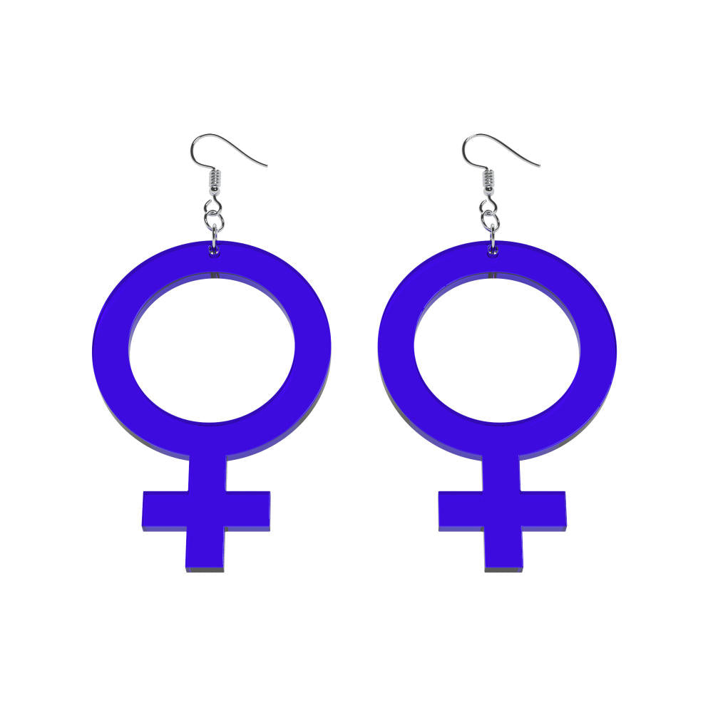 Pendientes Ella (símbolo de Venus)