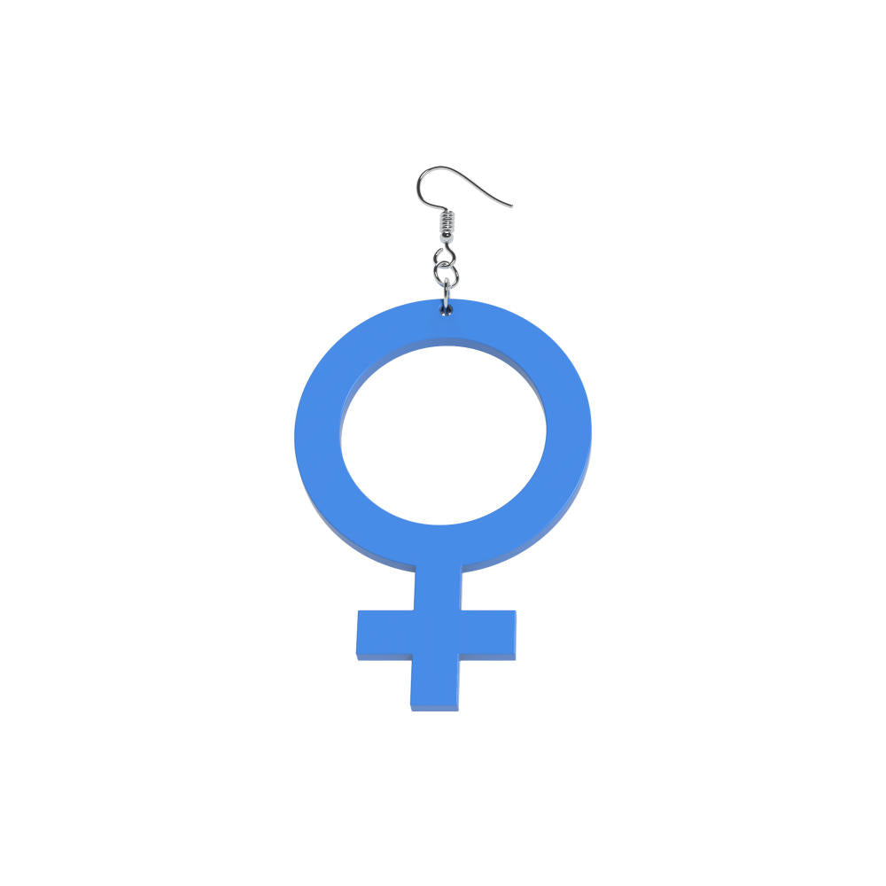 Pendientes Ella (símbolo de Venus)