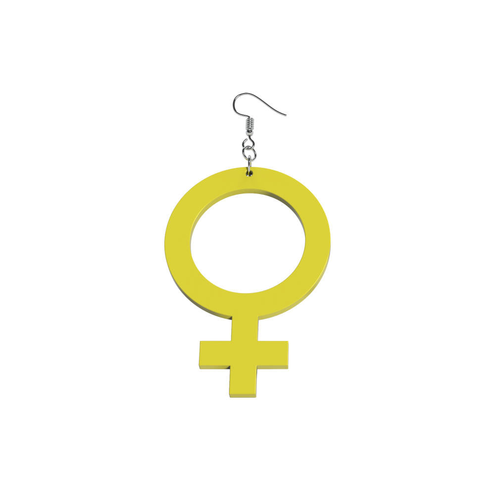 Pendientes Ella (símbolo de Venus)