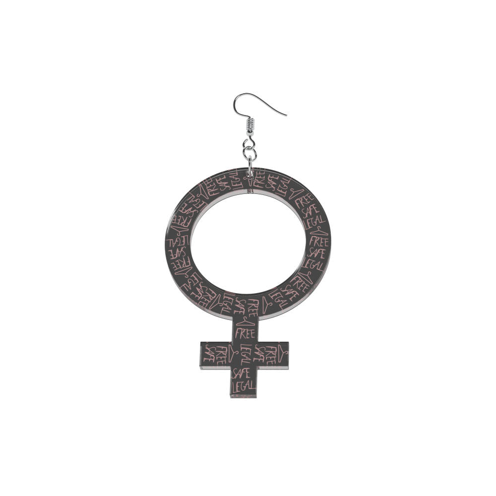Pendientes Ella (símbolo de Venus)