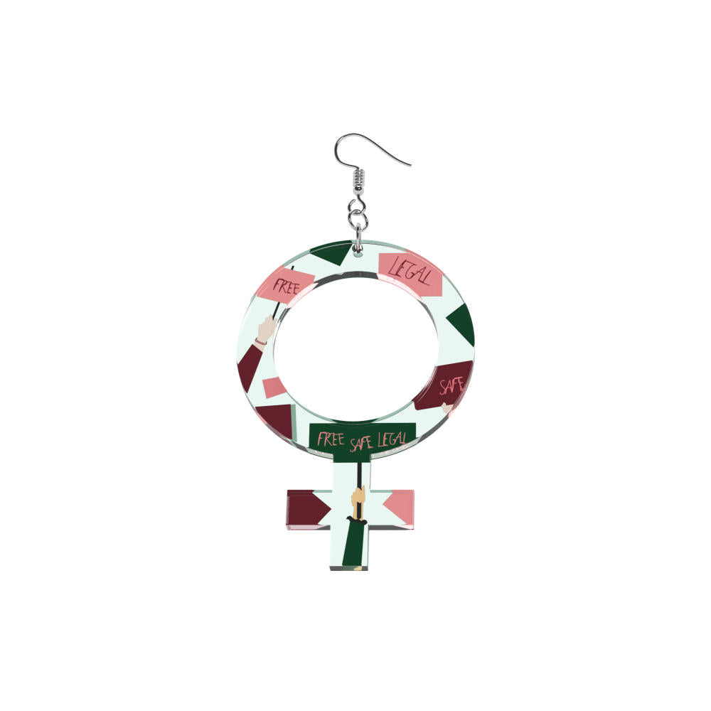 Pendientes Ella (símbolo de Venus)