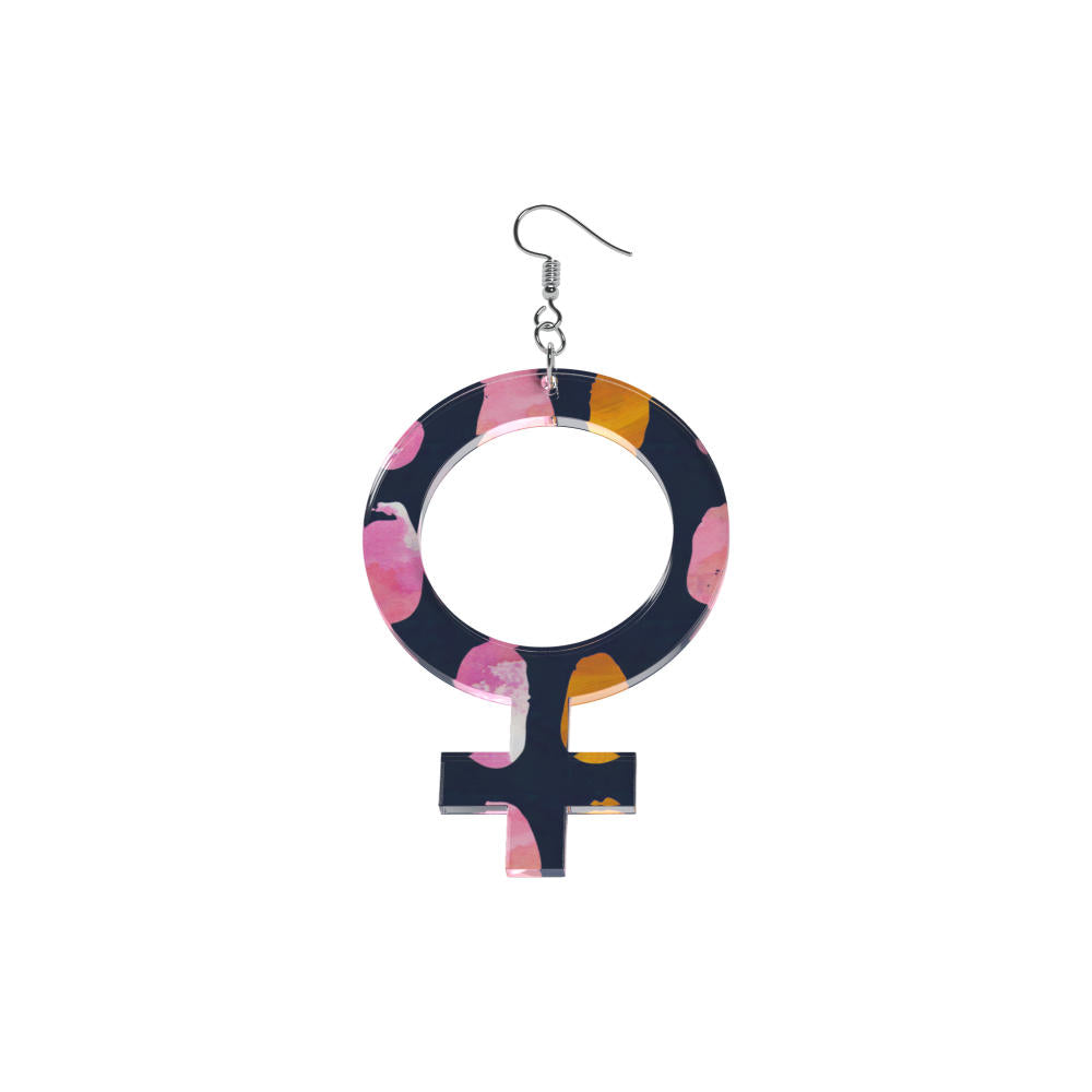 Pendientes Ella (símbolo de Venus)