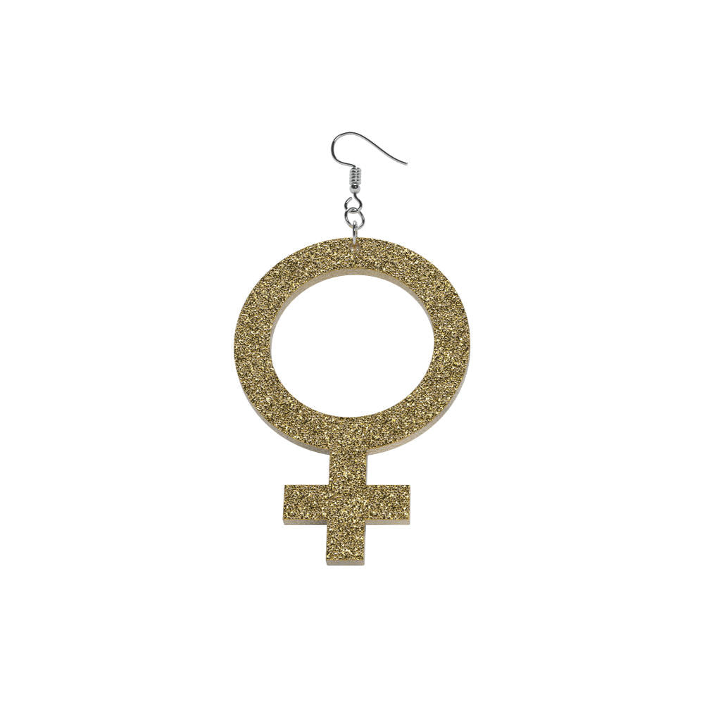 Pendientes Ella (símbolo de Venus)