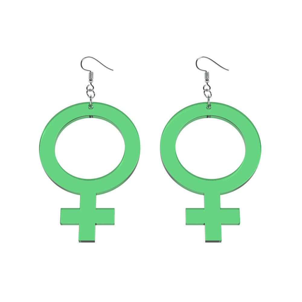 Pendientes Ella (símbolo de Venus)