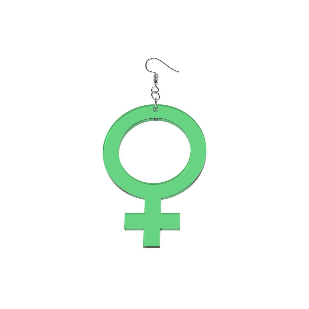 Pendientes Ella (símbolo de Venus)