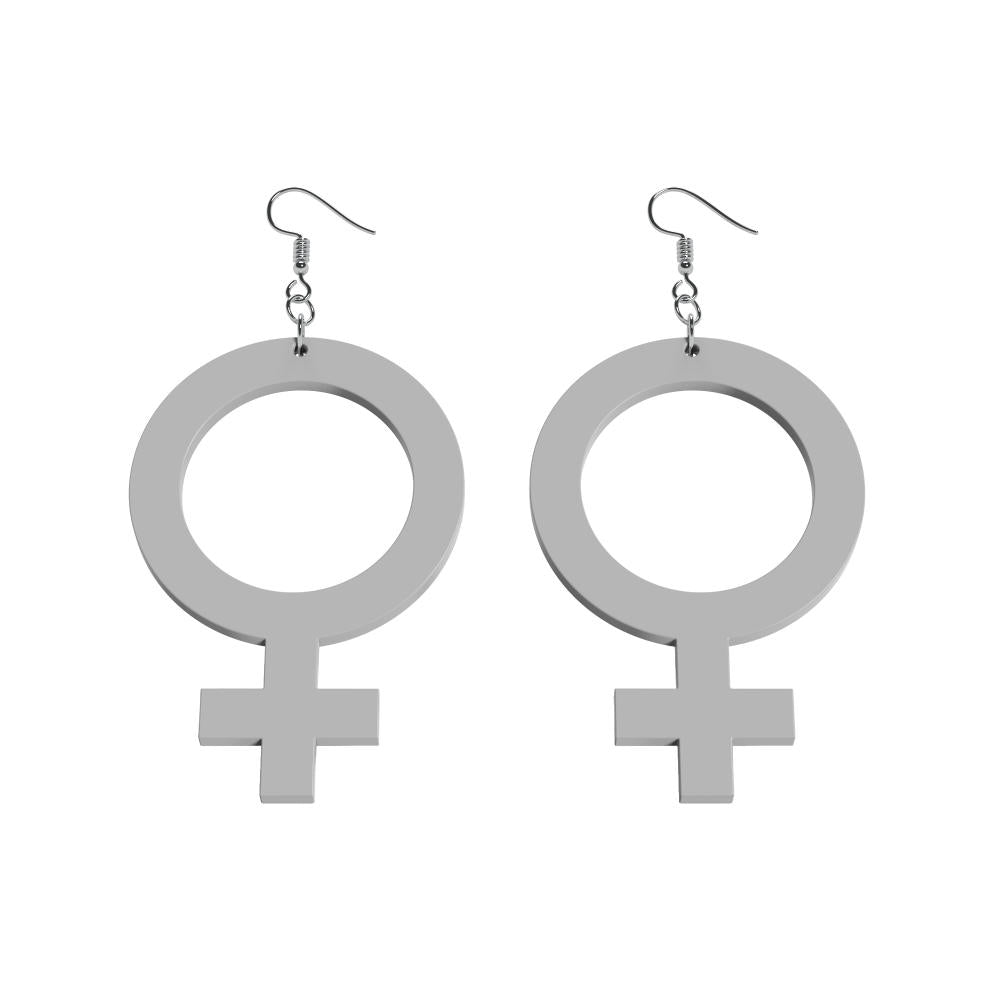 Pendientes Ella (símbolo de Venus)