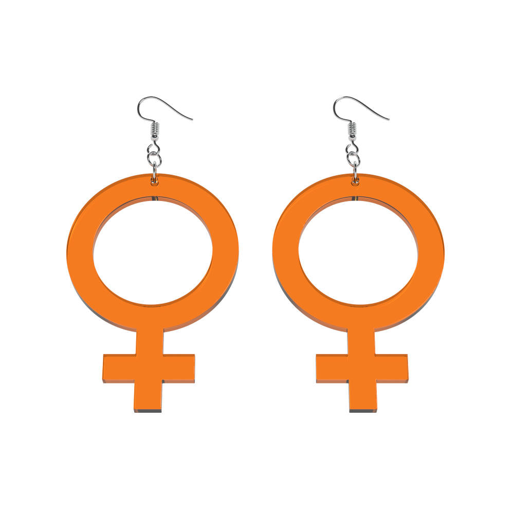 Pendientes Ella (símbolo de Venus)