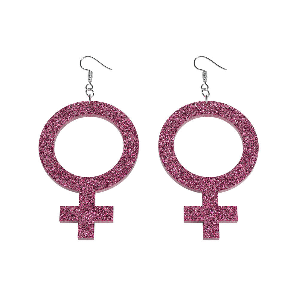 Pendientes Ella (símbolo de Venus)