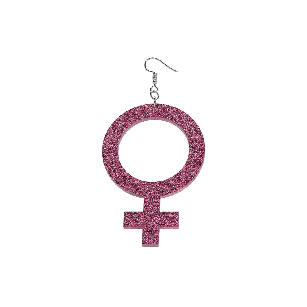Pendientes Ella (símbolo de Venus)