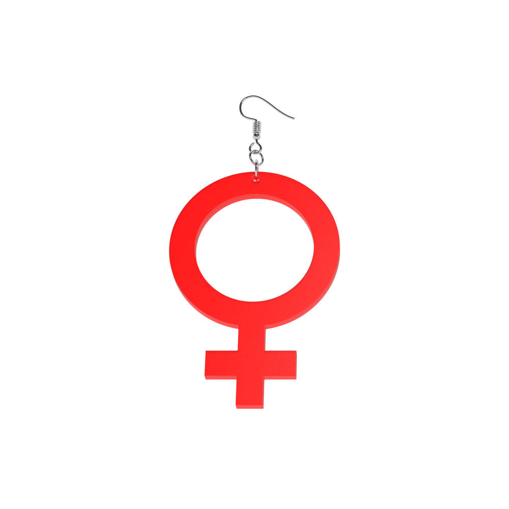 Pendientes Ella (símbolo de Venus)