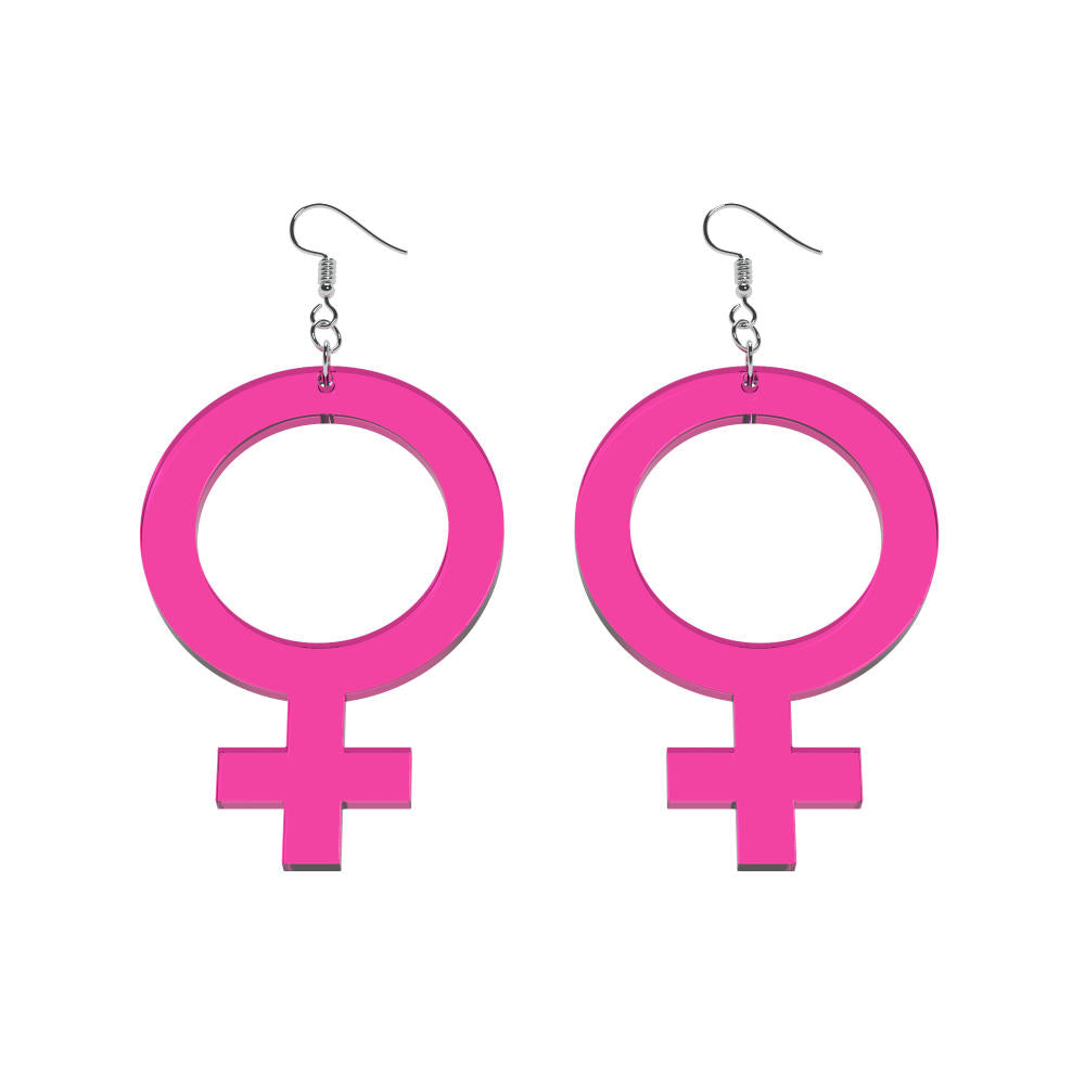 Pendientes Ella (símbolo de Venus)
