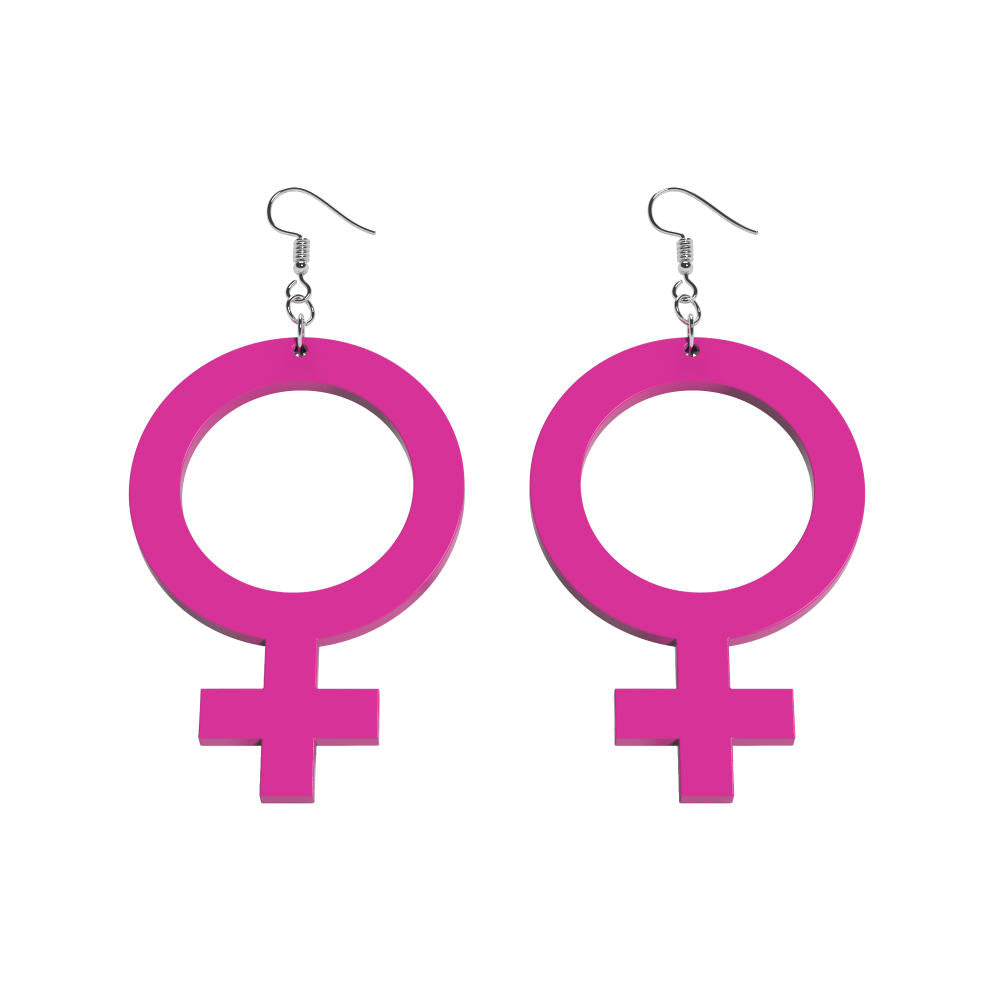 Pendientes Ella (símbolo de Venus)