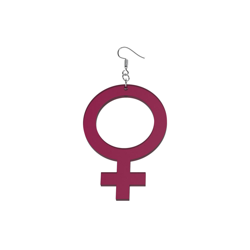 Pendientes Ella (símbolo de Venus)