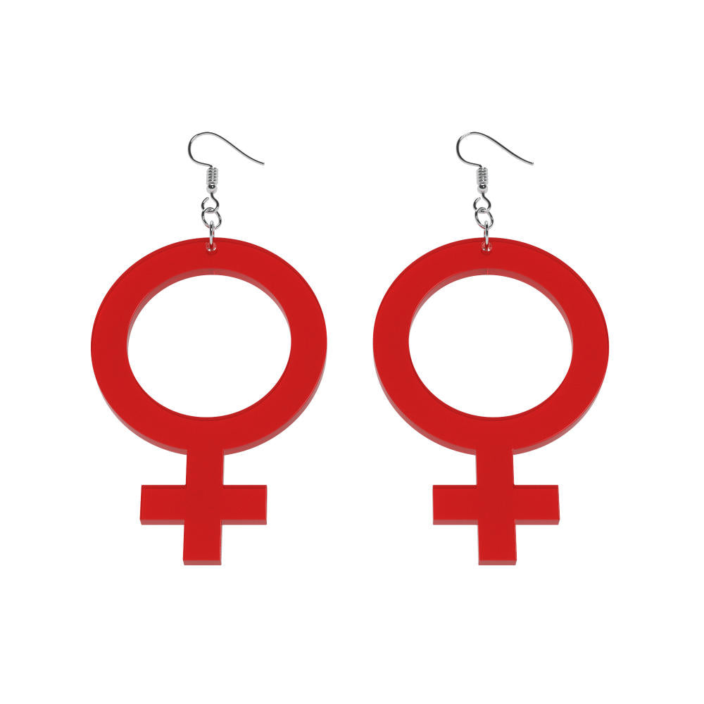 Pendientes Ella (símbolo de Venus)