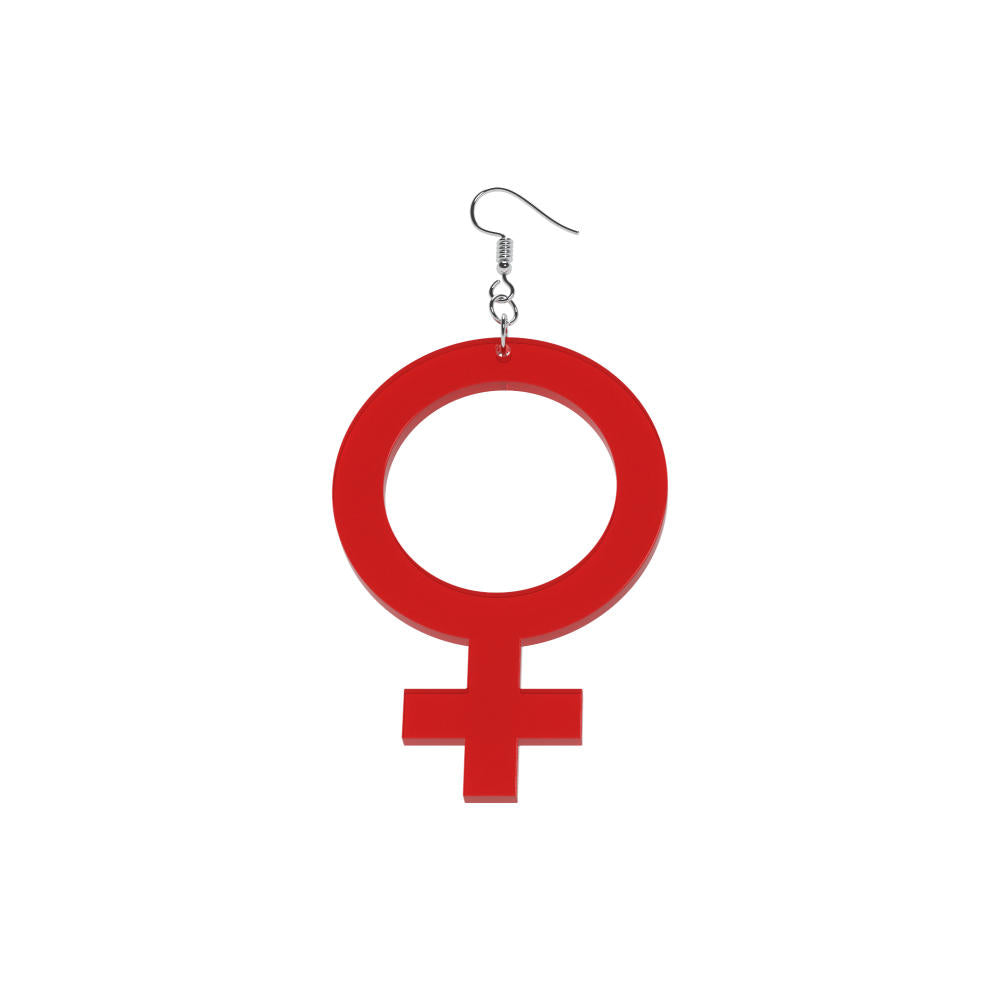 Pendientes Ella (símbolo de Venus)