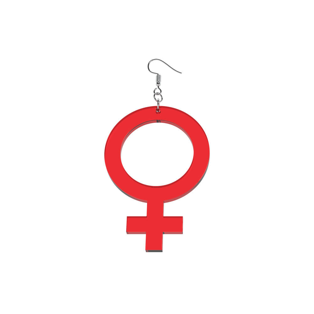 Pendientes Ella (símbolo de Venus)