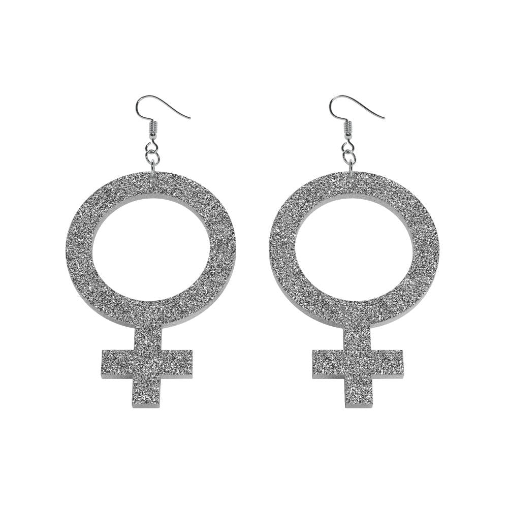 Pendientes Ella (símbolo de Venus)