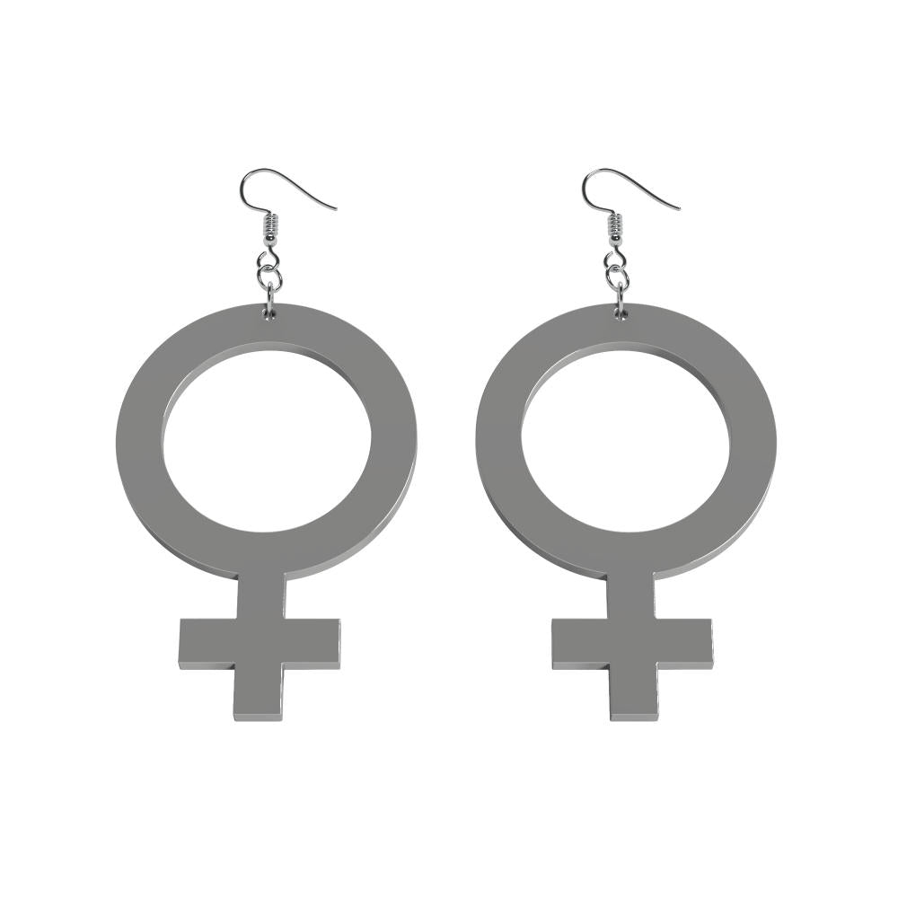 Pendientes Ella (símbolo de Venus)