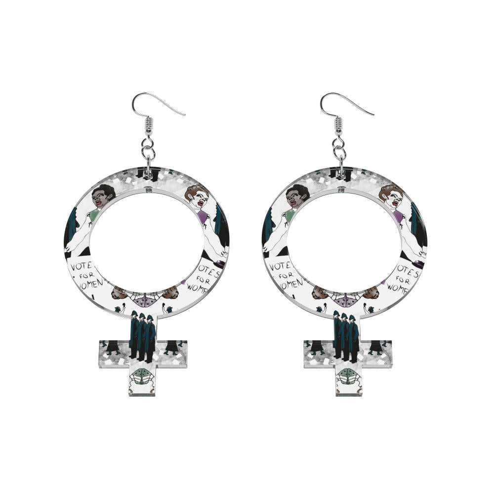 Pendientes Ella (símbolo de Venus)