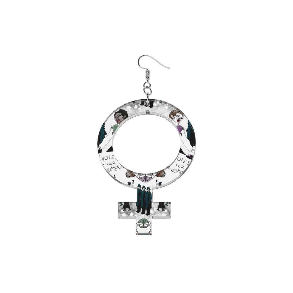 Pendientes Ella (símbolo de Venus)