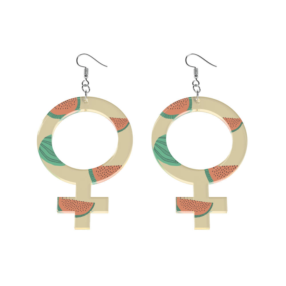 Pendientes Ella (símbolo de Venus)