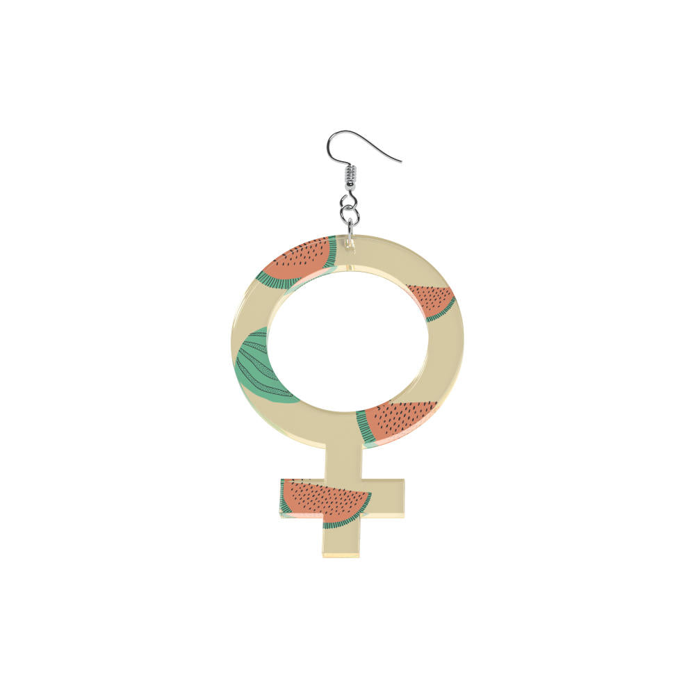 Pendientes Ella (símbolo de Venus)