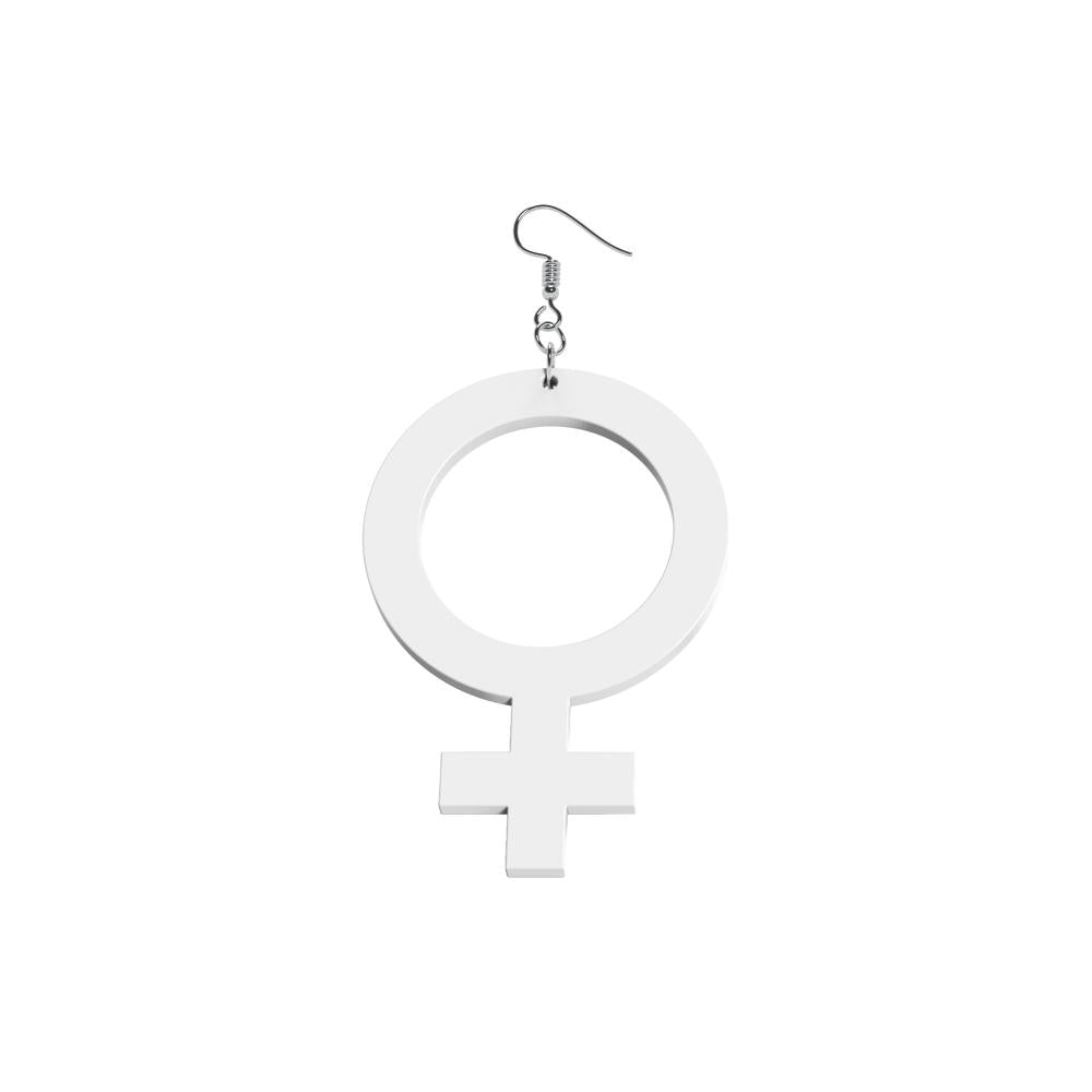Pendientes Ella (símbolo de Venus)