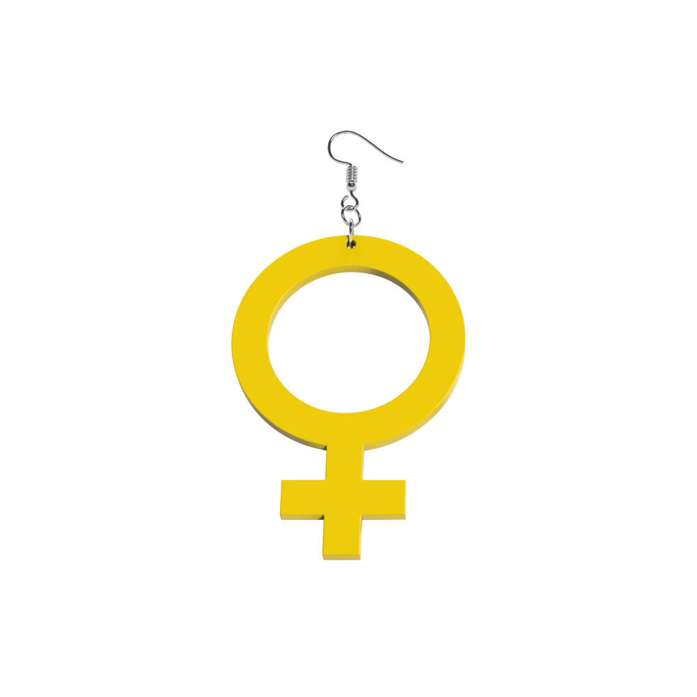 Pendientes Ella (símbolo de Venus)
