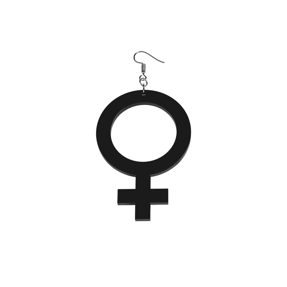 Pendientes Ella (símbolo de Venus)