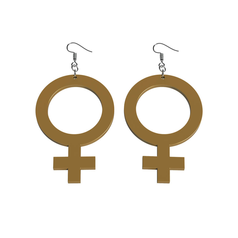Pendientes Ella (símbolo de Venus)