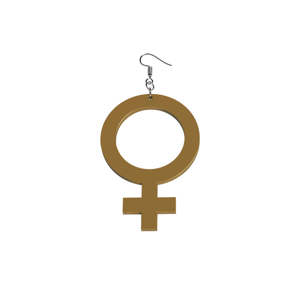 Pendientes Ella (símbolo de Venus)