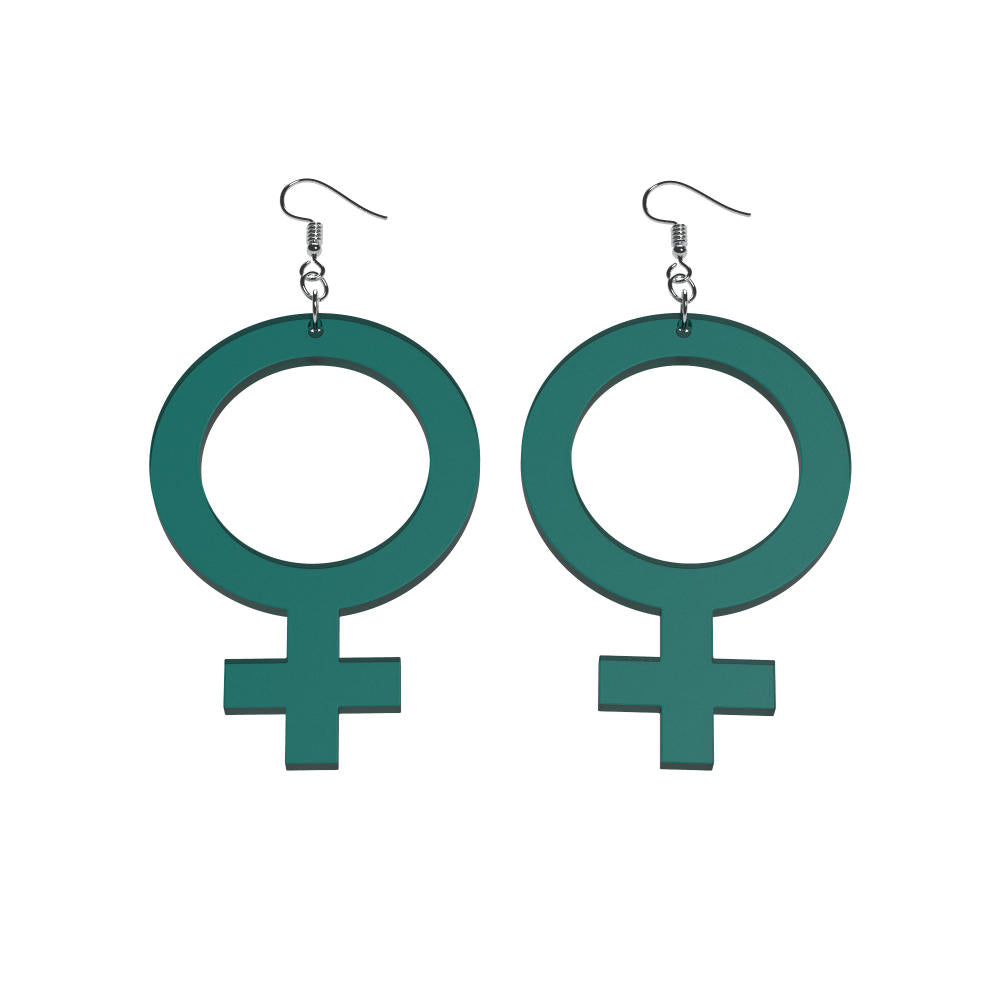 Pendientes Ella (símbolo de Venus)