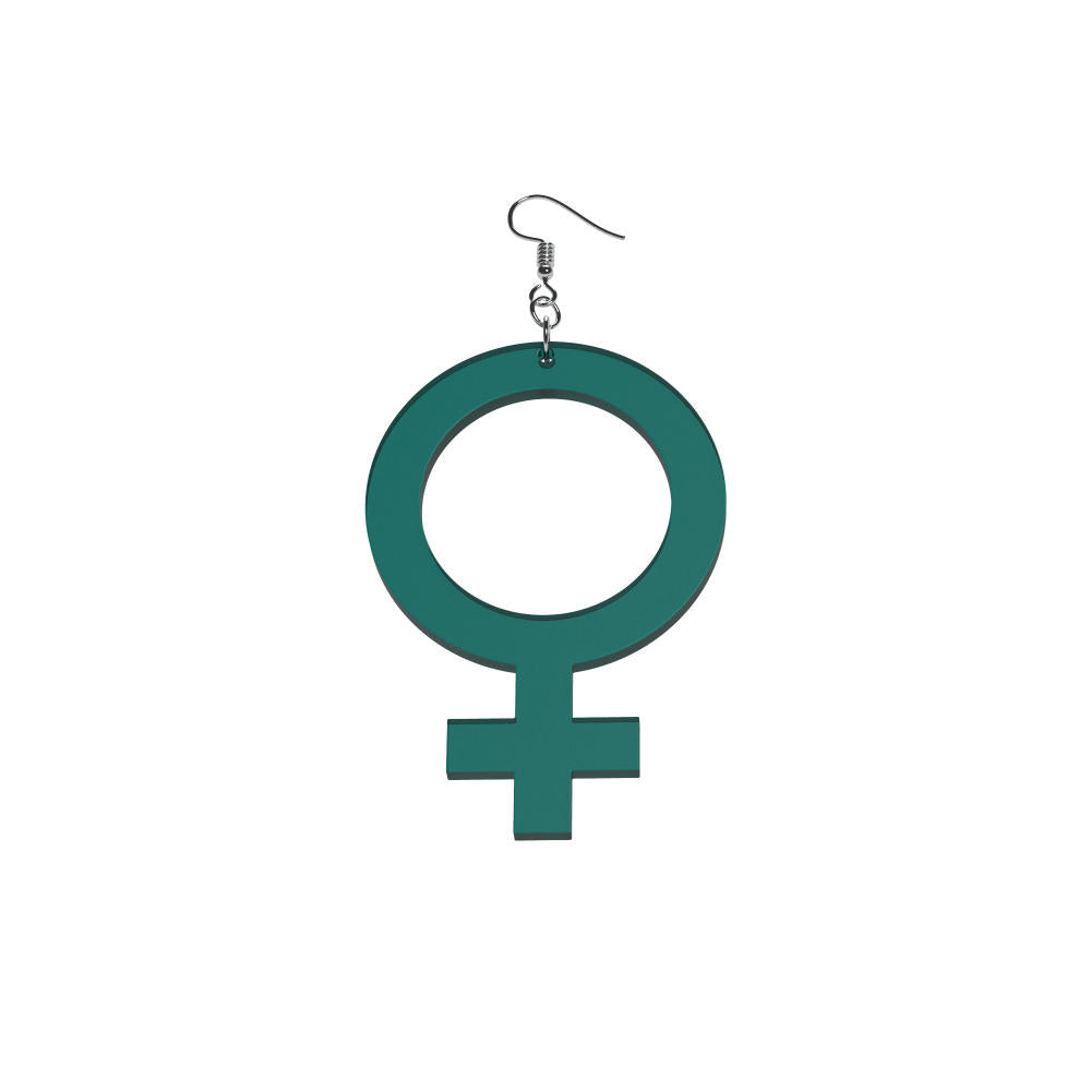 Pendientes Ella (símbolo de Venus)
