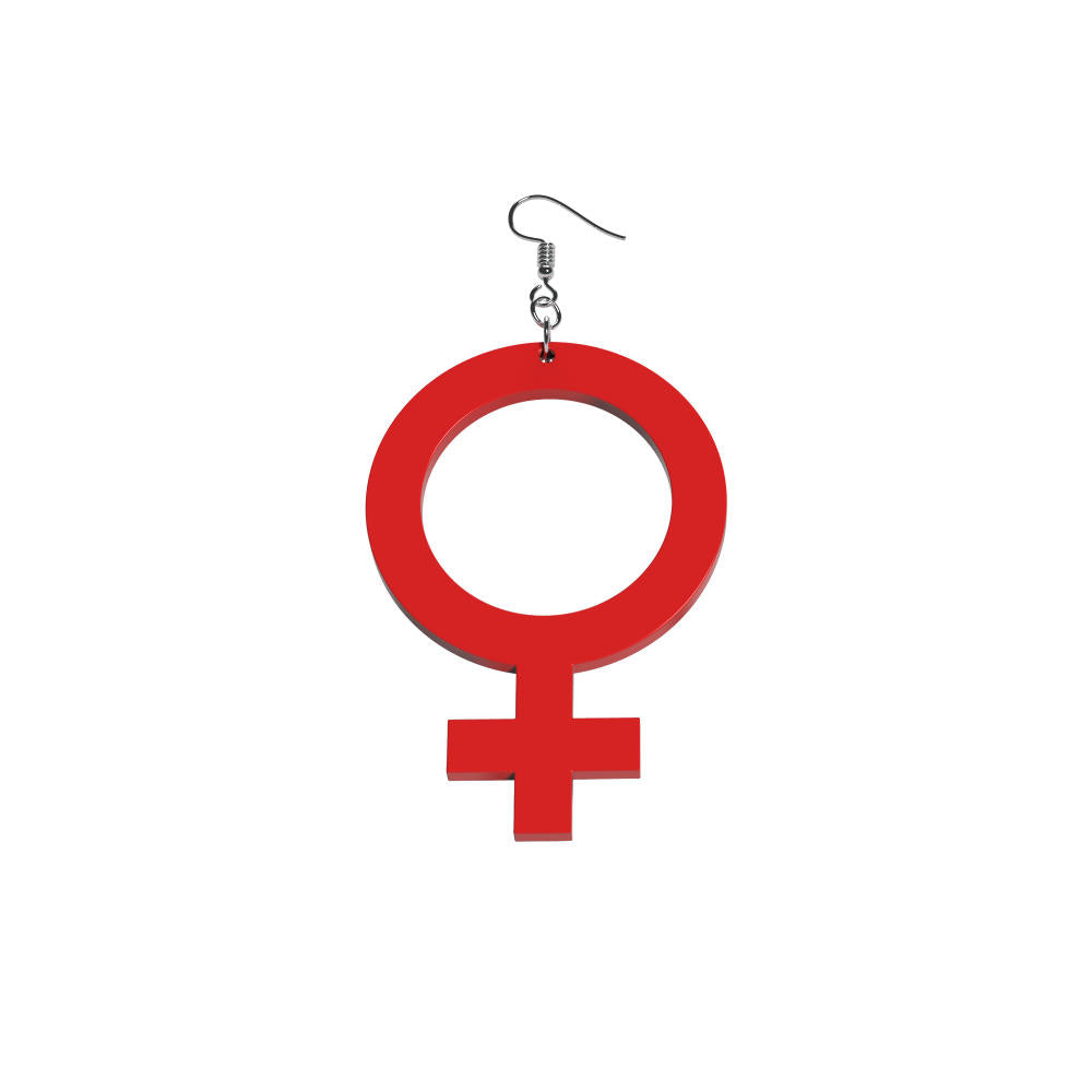 Pendientes Ella (símbolo de Venus)