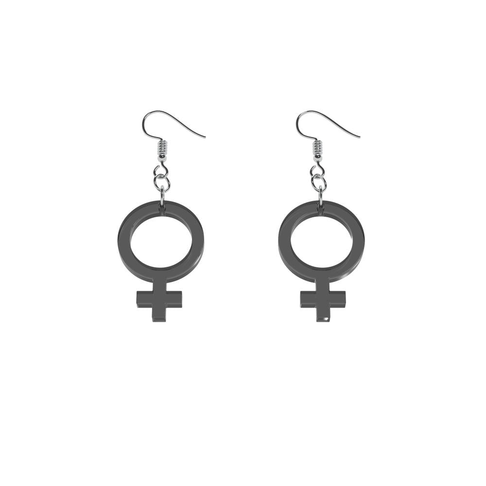 Pendientes Ella mini (símbolo de Venus)