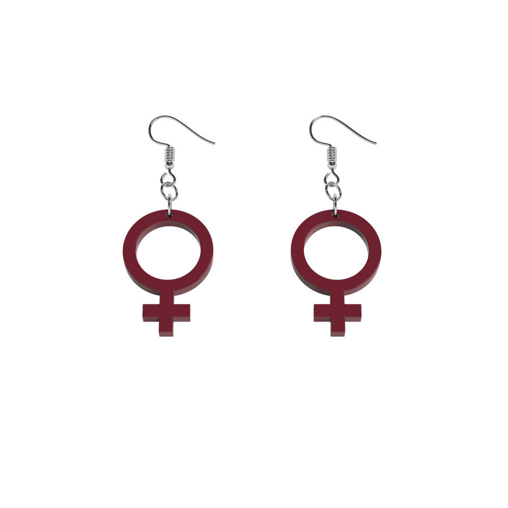 Örhängen Hon mini (kvinnosymbol)