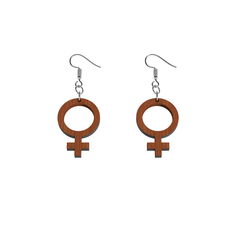 Pendientes Ella mini (símbolo de Venus)