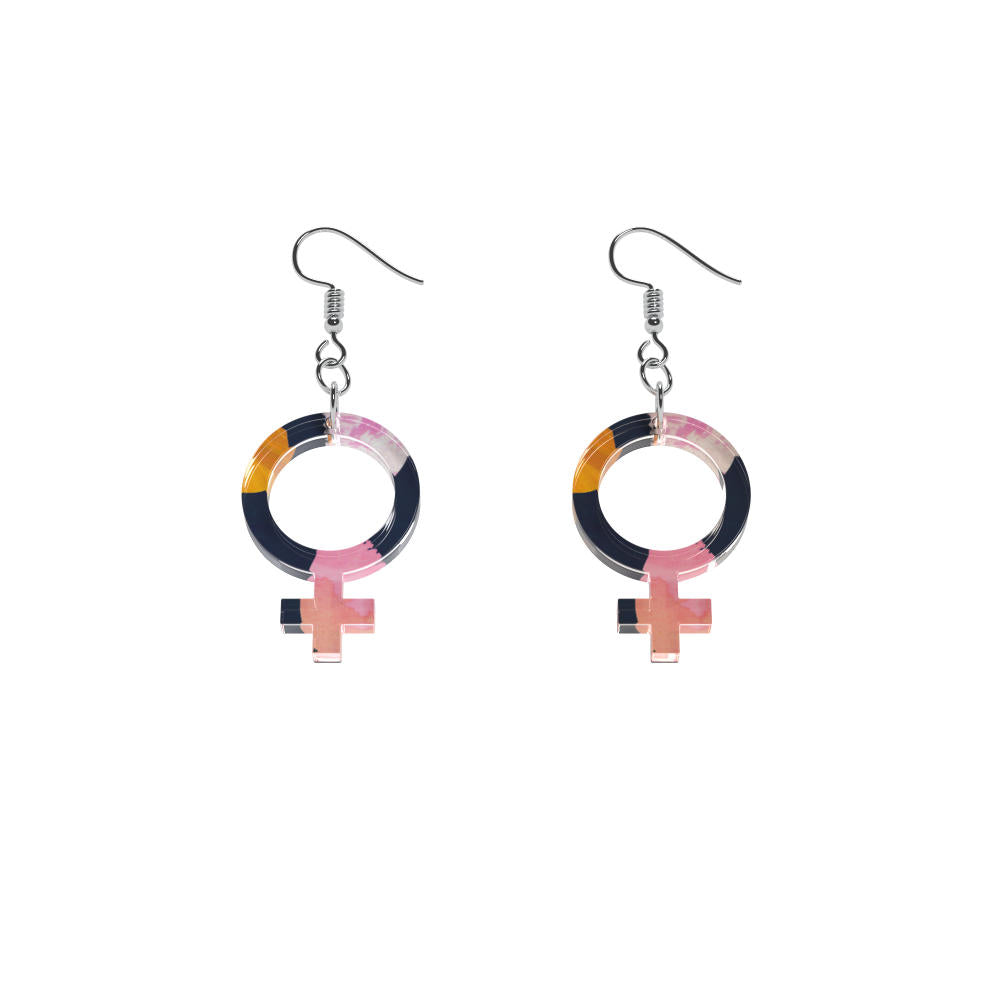 Örhängen Hon mini (kvinnosymbol)