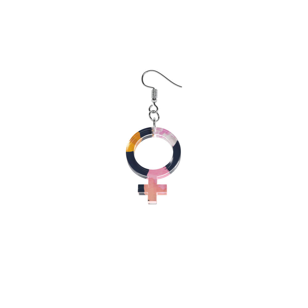 Pendientes Ella mini (símbolo de Venus)