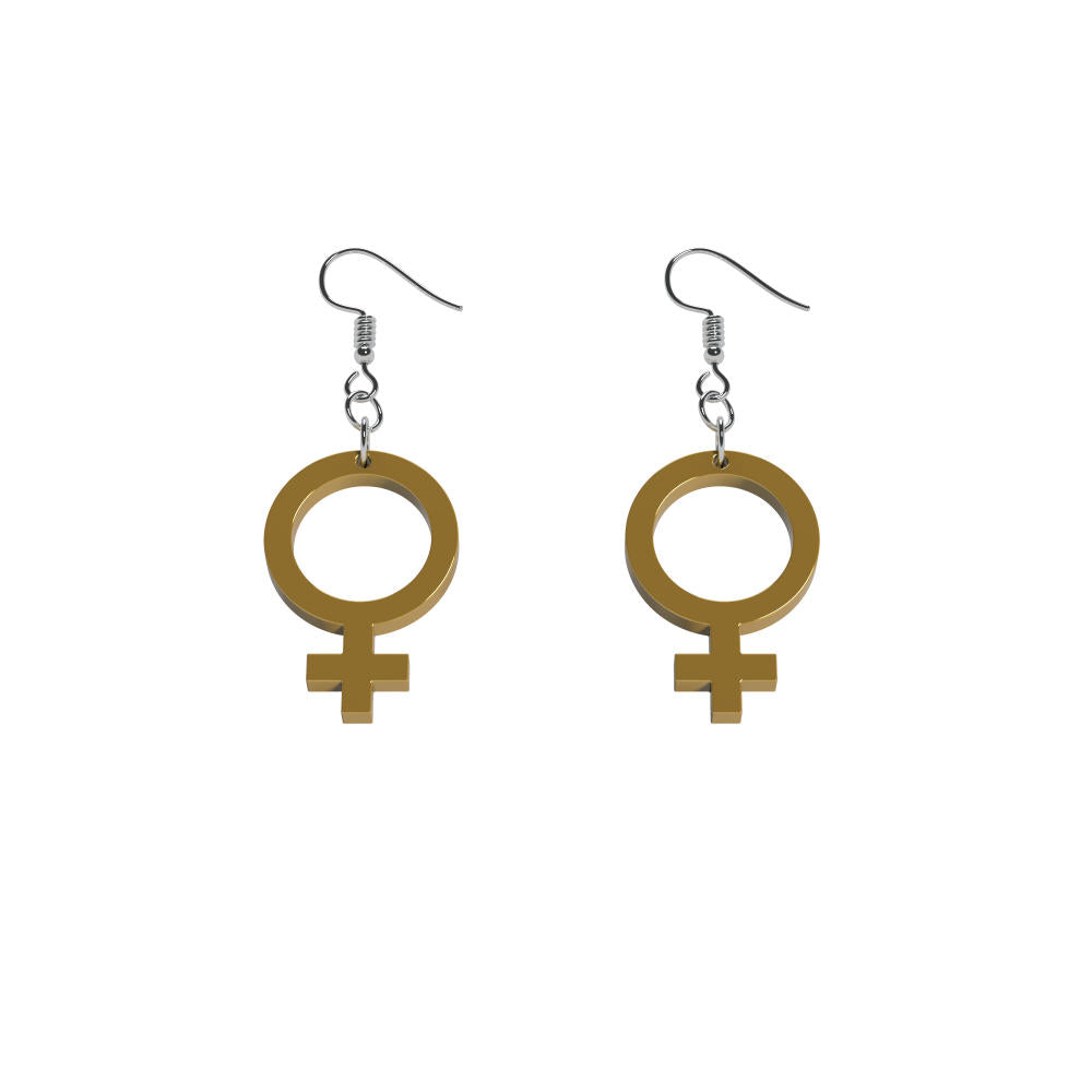 Örhängen Hon mini (kvinnosymbol)