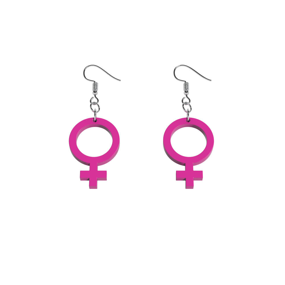 Örhängen Hon mini (kvinnosymbol)