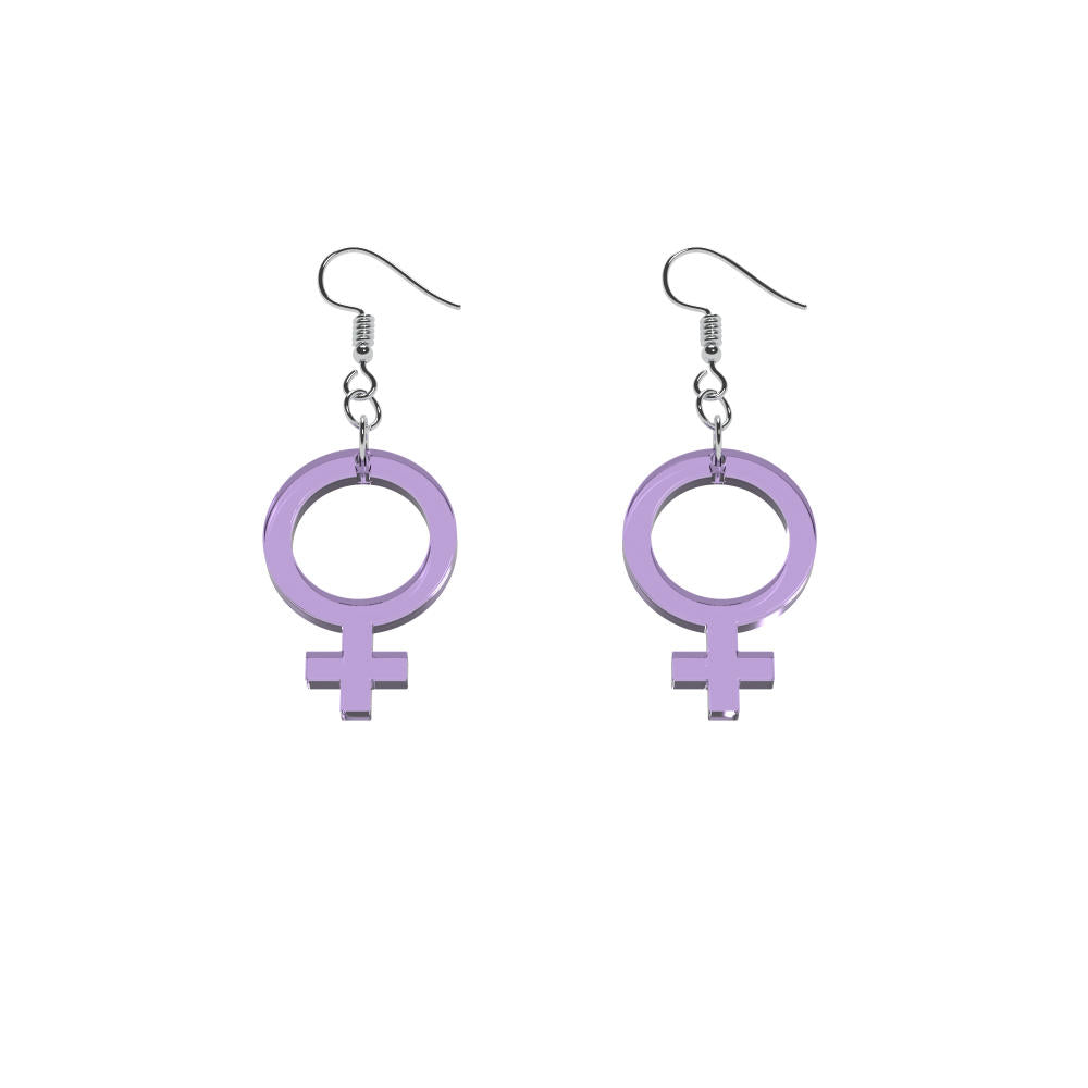 Örhängen Hon mini (kvinnosymbol)