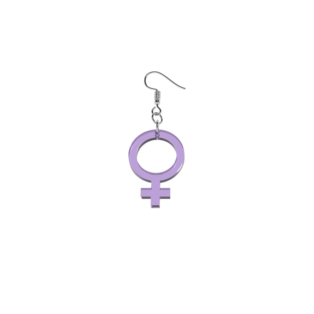 Pendientes Ella mini (símbolo de Venus)