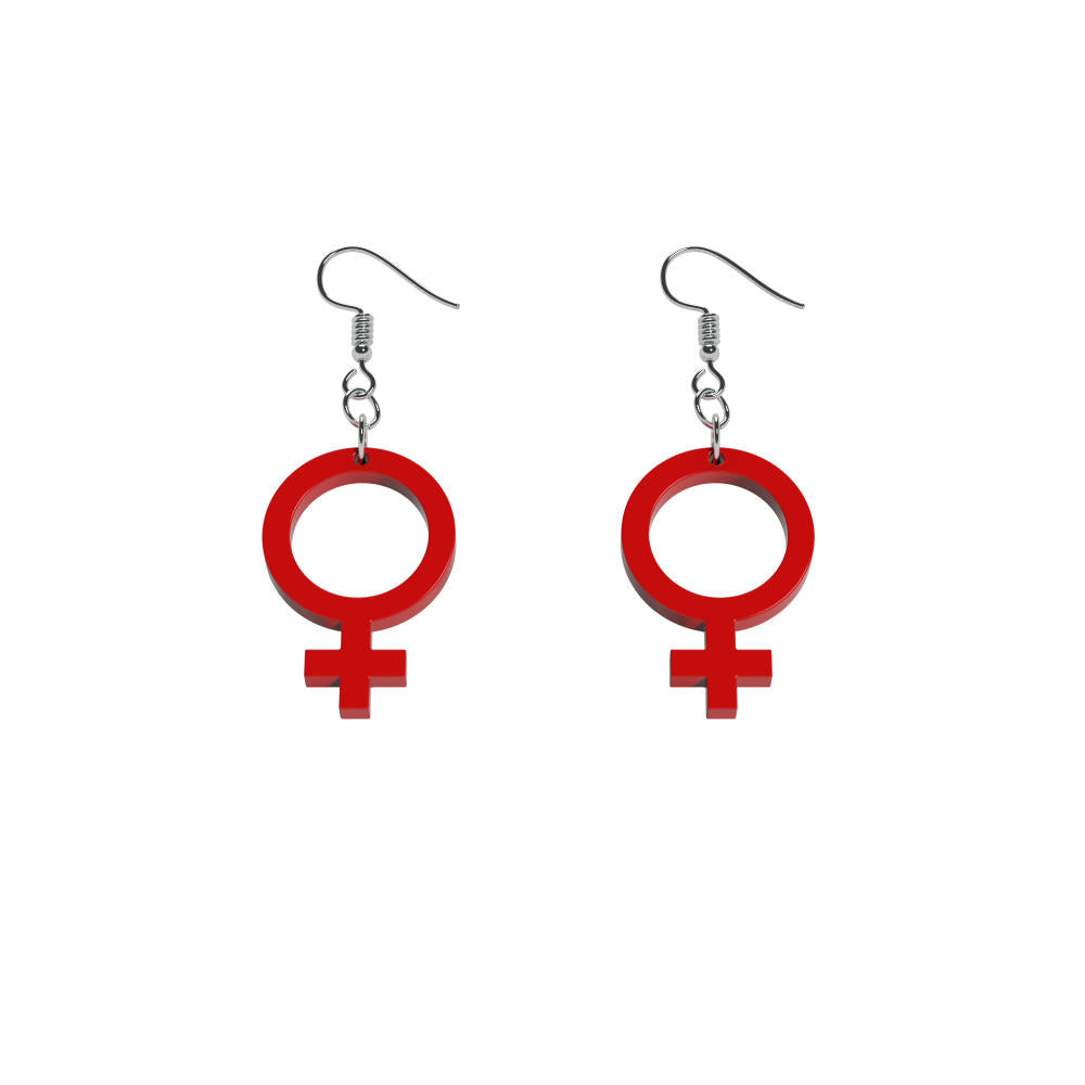 Örhängen Hon mini (kvinnosymbol)